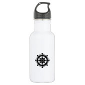 Dharma chakra trinkflasche (Vorderseite)