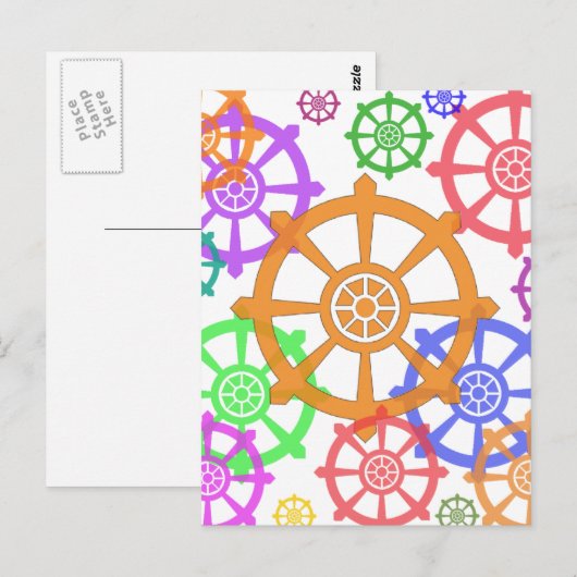 Dharma Postkarte (Vorne/Hinten)