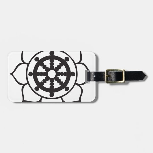Dharma Rad Lotus Gepäckanhänger (Vorderseite horizontal)