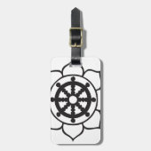 Dharma Rad Lotus Gepäckanhänger (Vorderseite vertikal)