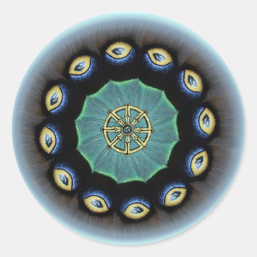 Dharma Rad Mothwing Aufkleber (Vorderseite)