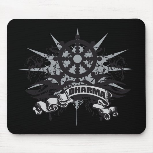 Dharma Rad-Schmutz Mousepad (Vorne)
