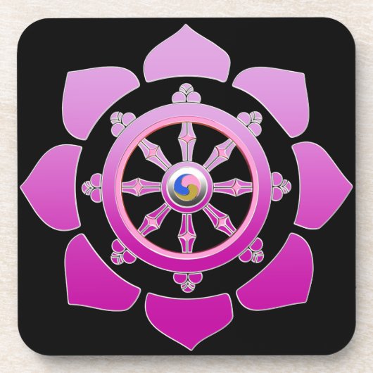 Dharma-Rad Untersetzer (Vorderseite)