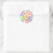 Dharma Runder Aufkleber (Tasche)
