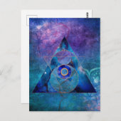 Dharma Sacred Geometry Galaxy Postkarte (Vorne/Hinten)