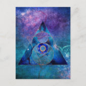 Dharma Sacred Geometry Galaxy Postkarte (Vorderseite)