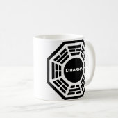 Dharma , verlorene klassische Tasse, 11 oz Kaffeetasse (VorderseiteRechts)