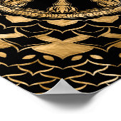 Dharma Wheel - Dharmachakra Poster (Ecke)