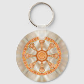 Dharma Wheel - Dharmachakra Schlüsselanhänger (Vorderseite)