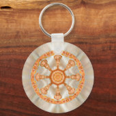 Dharma Wheel - Dharmachakra Schlüsselanhänger (Vorderseite)