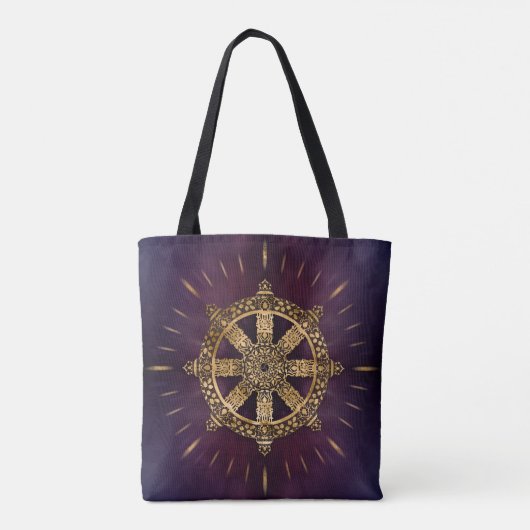 Dharma Wheel - Dharmachakra Tasche (Rückseite)
