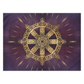 Dharma Wheel - Dharmachakra Tischdecke (Vorderseite (Horizontal))