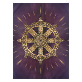 Dharma Wheel - Dharmachakra Tischdecke (Vorderseite)