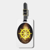 Dharma Wheel Gepäckanhänger (Vorderseite vertikal)
