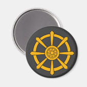 Dharma Wheel Magnet (Vorderseite/Rückseite)