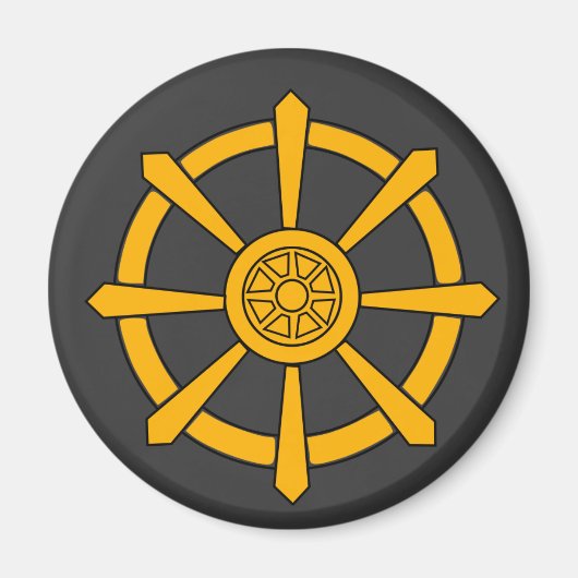 Dharma Wheel Magnet (Vorne)
