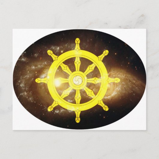 Dharma Wheel Postkarte (Vorderseite)