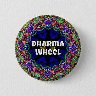 Dharma Wheel ( Sie können die Worte ändern ) Button
