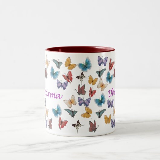 Dharma Zweifarbige Tasse (Mittel)