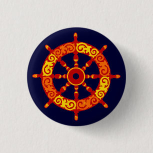 Dharmachakra Button
