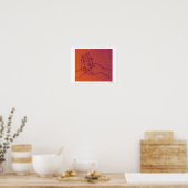 Dharmachakra Mudra Poster (Küche)