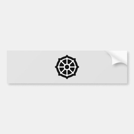 Dharmarad (Buddhismus, Hindusim) Autoaufkleber (Vorne)