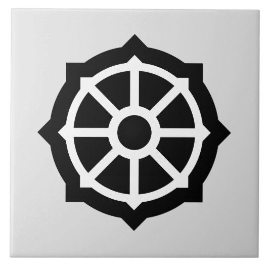 Dharmarad (Buddhismus, Hindusim) Fliese (Vorderseite)