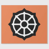 Dharmarad (Buddhismus, Hindusim) Geschenkpapier (Flach)