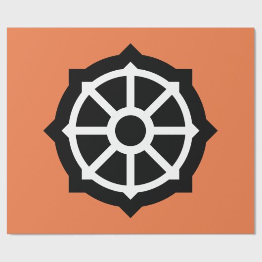 Dharmarad (Buddhismus, Hindusim) Geschenkpapier (Flach)