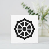 Dharmarad (Buddhismus, Hindusim) Karte (Stehend Vorderseite)