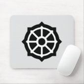 Dharmarad (Buddhismus, Hindusim) Mousepad (Mit Mouse)