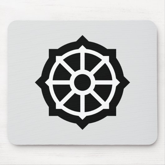 Dharmarad (Buddhismus, Hindusim) Mousepad (Vorne)