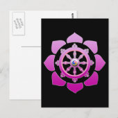 Dharmarad Postkarte (Vorne/Hinten)