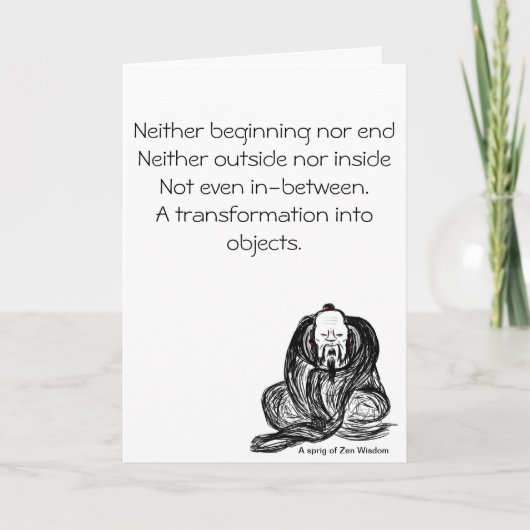 Dharmas von der Sinnesgruß-Karte Karte (Vorderseite)