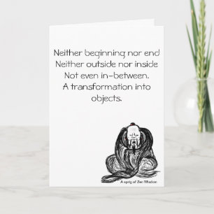 Dharmas von der Sinnesgruß-Karte Karte