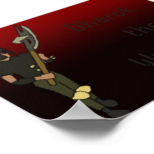 Dharok, das erbärmliche Poster (Ecke)