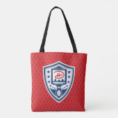 DHartist League Collection (rot) - Tote Bag Tasche (Rückseite)