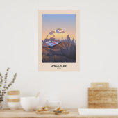 Dhaulagiri Nepal Reiseplakat Poster (Küche)