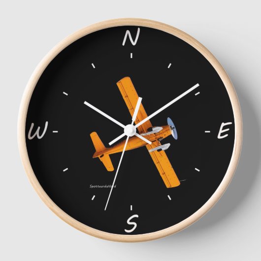 DHC3 Otter-Wanduhr Uhr (Vorderseite)