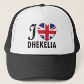 Dhekelia Liebe Truckerkappe (Vorderseite)