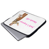 DHG 15" Laptop-Hülse Laptopschutzhülle (Vorne Knopf)