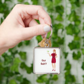 DHG erstklassiger großer quadratischer Schlüsselanhänger (Hand)