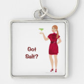 DHG erstklassiger großer quadratischer Schlüsselanhänger (Vorne)