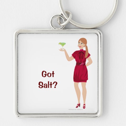 DHG erstklassiger großer quadratischer Schlüsselanhänger (Vorne)