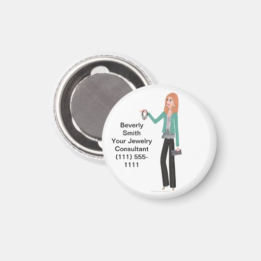 DHG Round Magnet (3,25 Zoll) (Vorderseite/Rückseite)