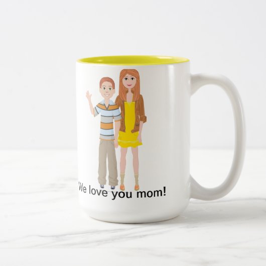 DHG zwei Ton-Tasse (15 Unze) Zweifarbige Tasse (Rechts)