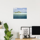 Dhiggiri Island, South Ari Atoll, die Malediven, Poster (Heimbüro)