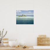 Dhiggiri Island, South Ari Atoll, die Malediven, Poster (Küche)