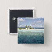 Dhiggiri Island, South Ari Atoll, The Maldives, Button (Vorne & Hinten)