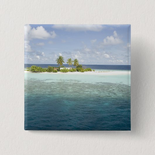 Dhiggiri Island, South Ari Atoll, The Maldives, Button (Vorderseite)